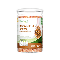 เมล็ดแฟลกซ์น้ำตาล flax brown flax seeds แฟลกซ์ ไร่พระจันทร์