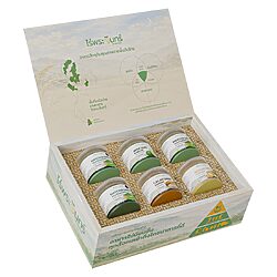 กล่องของขวัญ Giftset (กล่องเปล่าใส่ได้6ชิ้น) 8 กล่องของขวัญ Giftset