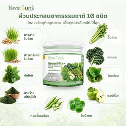 ผงผักสีเขียว 10 ผงผัก ผงผักเขียว ผงผักไฟเบอร์สูง ผงผักออร์แกนิค ล้างสารพิษ ผงผักเขียวดีทอก