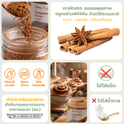 ผงอบเชย อบเชยผง อบเชยบด อบเชยบดผง ผงอบเชย 100% ผงสมุนไพร